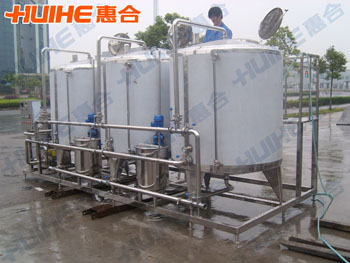 精美展示半自動/聯體式CIP清洗系統實拍圖,讓客戶更直觀的了解我們的產品!