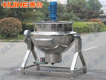 精美展示明火加熱夾層鍋_可傾式不銹鋼夾層鍋實拍圖,讓客戶更直觀的了解我們的產品!